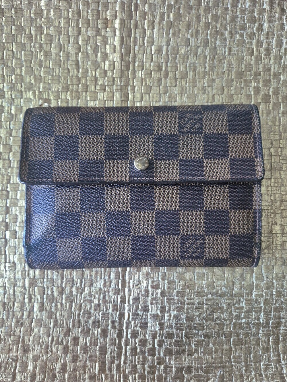 Louis Vuitton Damier Ebene Porte Tresor Wallet